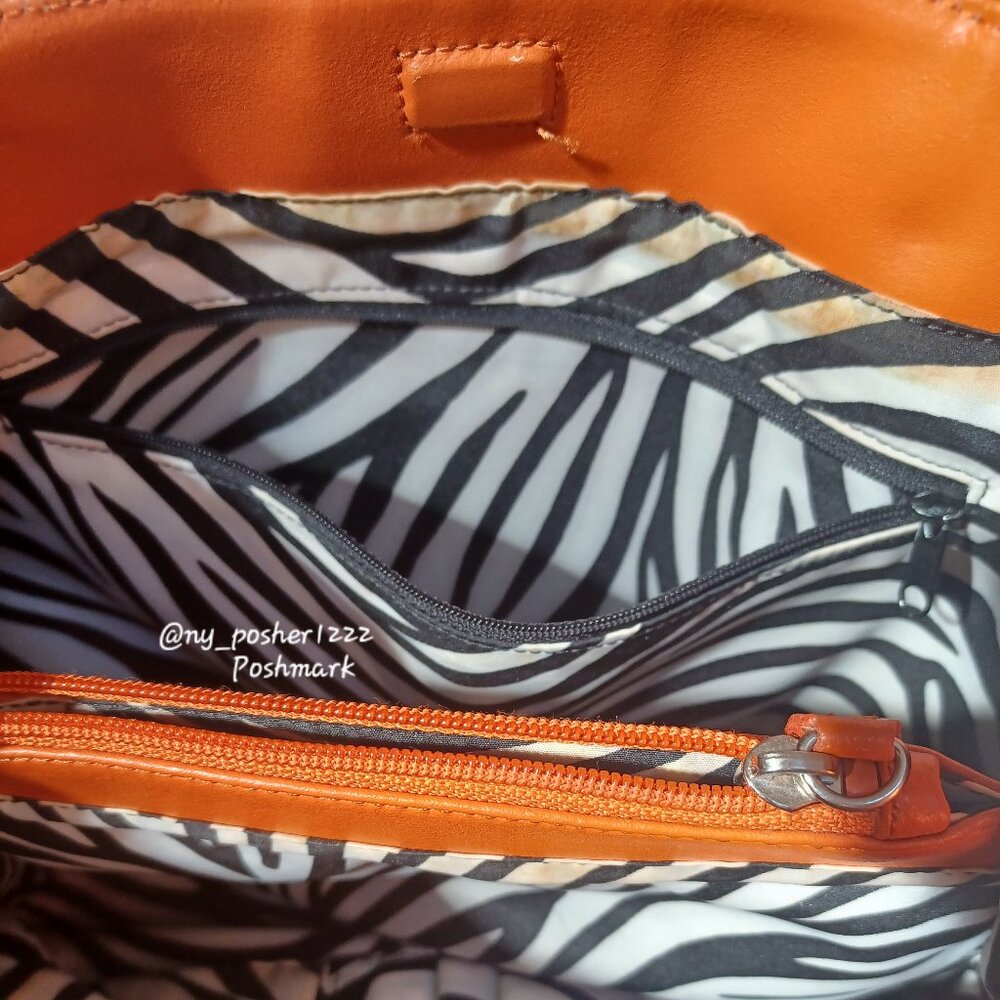 𝗦𝘁𝗼𝗻𝗲 𝗠𝗼𝘂𝗻𝘁𝗮𝗶𝗻 Colorblock Multi-Compartment Tote ⚫🟠 - Picture 9 of 16